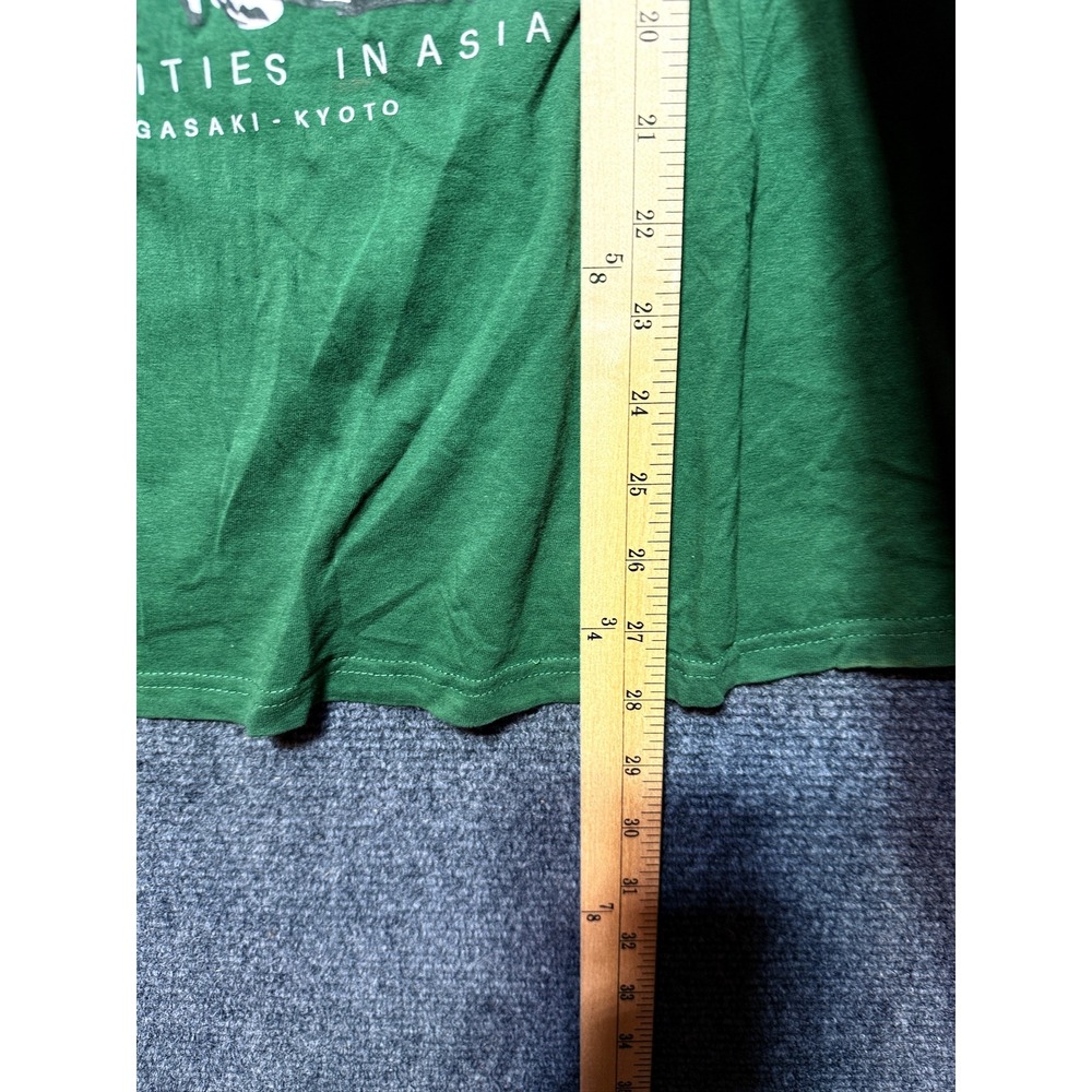 Soul Star Tokyo Japan Graphic Tee Mens 2XL Green Cranes Mountain MT PANY-LARGE - Picture 8 of 10